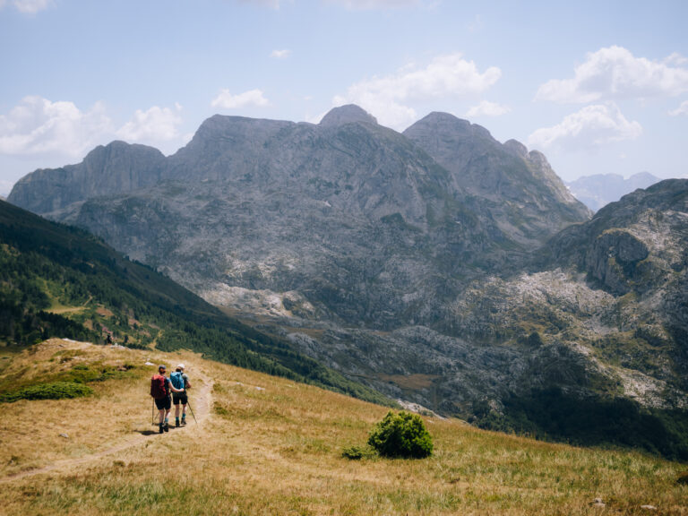 Vue du Trek dans les Balkans