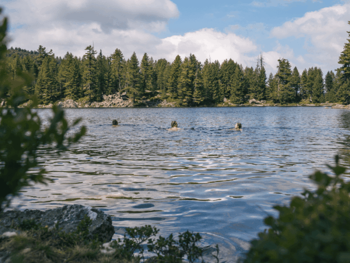 Lac en albanie pour une baignade sur le peaks of the balkans - Balkan Trail